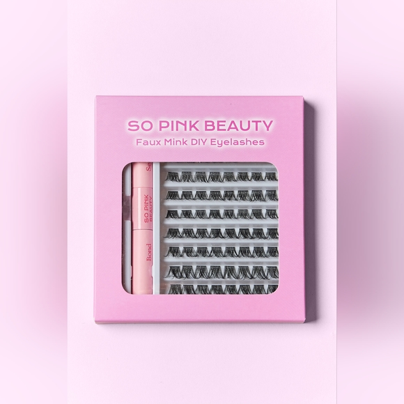 SO PINK BEAUTY Faux Mink Eyelashes Cluster Multipack - Picture 5 of 16